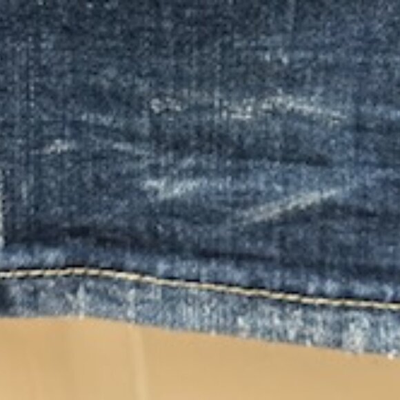 RARE MISS ME JEANS; LOW RISE  BOOTCUT EMBELLISHED SEQUIN SPLIT  WINGS  POCKETS - Picture 5 of 16